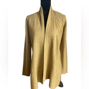 Eileen Fisher Shawl Collar Open Front Sweater